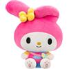Jazwares Hello Kitty and Friends - My Melody Series 1 Plush - Felpa con cappuccio alla moda e accessorio Bestie - Prodotto con licenza ufficiale Sanrio da
