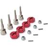 Generic Componenti Trasmissione Per Wltoys A949 A959 A959-B A969 A979 K929 1/18 RC Car Upgrade Parts Albero Di Trasmissione In Metallo Asse Ruota Tazza E Adattatore Esagonale 12 Mm(Red)