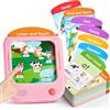 JoyCat Tablet Educativo per Bambini, 156 Pagine Carte Parlanti con oltre 600 Parole, Gioco Montessori per Imparare l'Inglese, Alfabeto, Fonemi, Numeri, Colori e Forme, Giochi Bambini 2 3 4 5 6 Anni