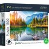 Trefl Prime - Puzzle UFT Wanderlust: At the Foot of Alps, Hintersee Lake, Germany - 1500 Pezzi, Cartone più Spesso, BIO, Alpi, Bavaria, Lago Hintersee, Montagne, per Adulti e Bambini Sopra i 12 Anni