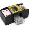 ZAKVOP Mescolatore Carte da Gioco per 1-2 Mazzi, Mischia Carte Automatico Compatibile con Giochi Come Uno, Poker, Skyjo e Skip Bo, Rapida ed Efficiente Card Shuffler
