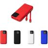 Power bank personalizzabile in plastica riciclata 10000 mAh personalizzate o neutre