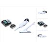 Makita Aspiratore a batteria Makita DCL 181 FRT1 W 18 V bianco + 1x batteria ricaricabile 5,0 Ah + caricabatterie