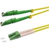 LogiLink Cavo patch duplex in fibra ottica LogiLink OS2 9/125µ LSH/LSH APC 8° giallo 5 m