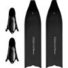 C4 Freediving Fbg 25 Umberto Pelizzari Pinne da apnea non montate Nero EU 41-42 Nero EU 41-42