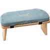 banters Panca da Meditazione - Realizzato in Solido bambù - Sgabello da Yoga Pieghevole con Cuscino, Blu