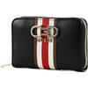 GUESS Nelka SLG Medium Zip Around Wallet Black