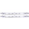 EXTRASTAR N. 2 Lampadine Alogene Lineare J118 R7s118mm 100W 220-230V CE 2700K 900lm