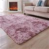 MARATIP Tappeto Peloso Soggiorno Tappeti per Grandi Dimensioni Salotto Moderno cameretta Bimba Antiscivolo tappeti,Tappeto colorato morbido e soffice per la camera da letto(rosa porpora,200 x 300 cm)