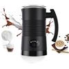 Hyexu Schiumatore per latte 4 in 1 macchina per schiuma calda/fredda 400 W interno antiaderente in acciaio inossidabile 11,84 oz/350 ml montalatte automatico elettrico e piroscafo per caffè latte caldo