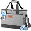 KAEFUYS Borsa Termica 33L con Tracolla,Mantieniti Caldo e Freddo,Impermeabile,Grigo