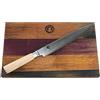 Palatina Werkstatt Kai Shun Set | DM-0704W Coltello da prosciutto ultra affilato | Lama da 23 cm | + grande tagliere massiccio 34 x 21 cm | VK: €225