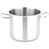 METRO Professional Casseruola, in acciaio inox, Ø 20 cm, adatta per cucine a induzione, lavabile in lavastoviglie, capacità 5 L, argento