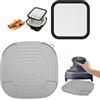 Libershine Airfryer Accessori per Ninja CRISPi FN101EU Contiene un Paraspruzzi Magnetico Resistente al Calore e 1 Tappetino Antiscivolo In Silicone Per Bancone Cucina