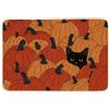 Artoid Mode Zucche di gatto nero autunno tappetino,decorazione per la casa cucina tappeto tappeto tappeto per interni decorazione esterna 40x60 cm
