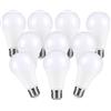 A2ZWORLD 10 Pezzi Lampadine LED E27 Dimmerabile 12W 220V, Bianco Neutro 4000K, 1050 Lumen, Attacco Grande, Angolo Luce 200°, Compatibili con Dimmer a Taglio di Fase e Regolatore a Rotella