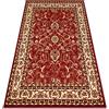 rugsx Tappeto BCF Morad KLASYK tappeto classico, per la camera da letto, il soggiorno, la camera da letto, design senza tempo - bordeaux 60x110 cm