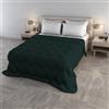 Italian Bed Linen Trapunta Invernale WaterWashed Matrimoniale 250x250 cm, Made in Italy, Piumone Imbottito 300gr, Coperta Lavabile NO STIRO - colore OTTANIO