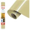 Siser® EasyWeed® Vegas gold, 30cm x 1mt, vinile termotrasferibile termoadesivo per personalizzare i tessuti, hobby creativi, certificato VeganOk e Oeko-Tex standard 100 classe I.