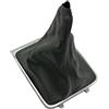 CUTEAS Pomello Leva Del Cambio Per Passat B6 3C R36 CC TDI 2005-2010 Pomello Del Cambio In Pelle Per Auto Pomelli Del Cambio Cuffia Pomello Del Cambio(Black line)