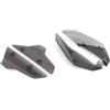 JAYWIS Deflettori Antivento Laterali Anteriori Per Moto, Spoiler Parabrezza Antivento Per XL 750 Transalp 2023 2024 Parabrezza Paravento(Fumo,1 INSIEME)