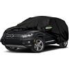 Opaltool Copertura Auto per SWB VW Tiguan 2017-2025, Copertura Auto Impermeabile con Cerniera Porta Laterale, Sole Pioggia Polvere UV Protezione da Tutte le Intemperie Copertura Completa Aperto
