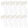 kwinfei 10 Pezzi Supporto per Auto, Clip Porta Biglietti Auto Trasparenti, Supporto Autoadesivo per Permessi di Parcheggio, Biglietti e Disco Orario Auto, Protettore dal Vento e Clip Universale per Parabrezza