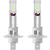 KaTur, luce per auto led o fendinebbia, estremamente luminosa, chip CSP, H1 luci di marcia diurna DRL - 6500 K Xenon bianco 1600LM impermeabile IP68 80 W