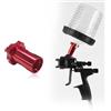 Yourkar Adattatore per tazza per pistola a spruzzo, adattatore femmina M16 in alluminio resistente, adattatore per pistola a spruzzo, passo 1,5 mm, adatto per PRO-88 LT300 W400, accessori auto
