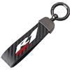 NEOOX Portachia Portachiavi In pelle In Pelle In Fibra Di Moto Per Yamaha YZF R1 1998-2014 2013 Moto Portachiavi (Colore : Nero, Size : Normal)