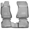 Element tappetini in gomma 3D premium su misura adatti per SUBARU Forester, Mk 2 (II), 2003-2008, Fuoristrada 5 porte, 4 pezzi.