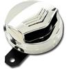 Generico Clacson Elettrico 12V per Moto Universale Acciaio Cromato Avvisatore Acustico 110dB Forte Impermeabile 90mm