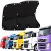 Lyreh 2 Pezzi di Tende Parasole per Camion, 60x55cm Tendine Parasole Finestrini Laterali Nere Pieghevoli con 8 Ventose per Finestrini Laterali Auto