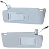 SIFUSM Aletta Parasole 5G0857551 5G0857552 1/2PCS Grigio Visiera Parasole Interna Specchio Per Trucco Per VW Per Golf Per Passat Per Jetta MK7 A7 Per Skoda Per Octavia 3 Parasole Interno Auto(1 paio)