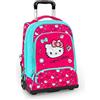 Franco Cosimo Panini HELLO KITTY - Zaino Organizzato Trolley Premium Ufficiale Hello Kitty, Maniglia Regolabile, Ruote Sostituibili, Spallacci Imbottiti e Regolabili, 2 Scomparti Principali, Tasca Frontale, 36x47x23cm