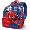 KARACTERMANIA Marvel Spiderman Word-Zainetto Basic, Blu, 30 x 38 cm, Capacità 13 L