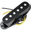 Musiclily Basic 52mm Ceramico Pickup Single Coil Ponte Nero | para Chitarra Elettrica tipo Strat Squier