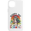 S6Shop Back To School Red Panda Lover Custodia per iPhone 14 Plus Felice Primo Giorno Di Scuola Carino Panda Rosso Studente Ragazzi