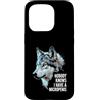 Alpha Wolf Meme Custodia per iPhone 15 Pro Micropene Divertente Uomini Inappropriati Rude Wolf Peinlich