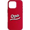 Oma and Opa Grandparents Gift Ideas Custodia per iPhone 16 Pro Opa Carino Nome per Nonno Tipo Lettering