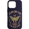 Emo Moms Club Retro Designs Custodia per iPhone 16 Pro Elder Emo Club Goth Moth Moon Rose Umorismo alternativo