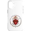 My Catholic Corner- Sacred Heart Custodia per iPhone 16 Cor Jesu Sacratissimum Sacro Cuore Cattolico Tradizionale