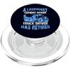 Funny Retired Club Cement Mixer Truck Dr Il leggendario camionista della betoniera ha ritirato la pensione PopSockets PopGrip per MagSafe