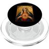 Icona del Cuore Immacolato di Maria Elegante icona cattolica del Cuore Immacolato di Maria PopSockets PopGrip per MagSafe