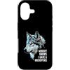 Alpha Wolf Meme Custodia per iPhone 17 Micropene Divertente Uomini Inappropriati Rude Wolf Peinlich