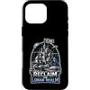 PeeKay Apparel - MoonReturn Custodia per iPhone 16 Pro Max Recupera il regno lunare EST. 2028