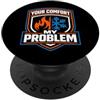 HVAC Tech HVAC Funny Heating Cooling HVA Tecnico HVAC Tecnologia HVAC Riscaldamento Raffreddamento Lavoratore HVAC PopSockets PopGrip Adesivo