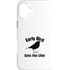 Birding in the 901 Custodia per iPhone 16 Plus Early Bird ottiene Lifer divertente Birding Humor