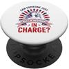 4th Of July Can Someone Just Put A Woman Qualcuno può semplicemente mettere una donna al comando femminista del 4 luglio PopSockets PopGrip Adesivo