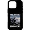 Alpha Wolf Meme Custodia per iPhone 16 Pro Micropene Divertente Uomini Inappropriati Rude Wolf Peinlich